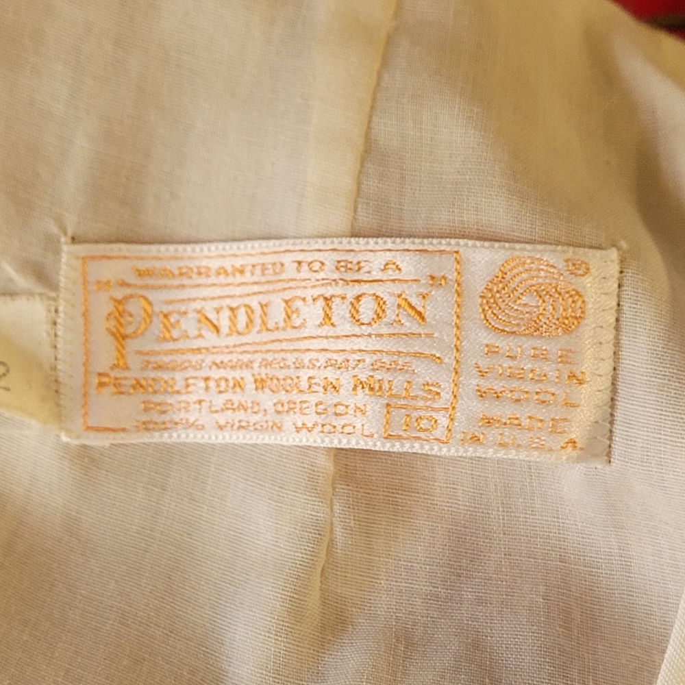 Pendleton Tan Wool Trousers Lined - image 2